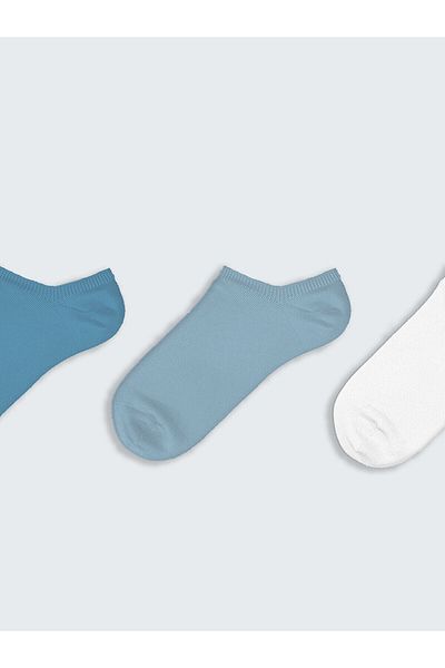 LC Waikiki Ciorapi papuci simpli pentru femei, pachet de 3