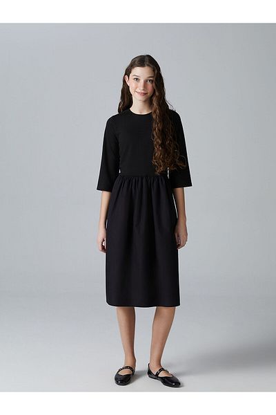 LC Waikiki Crew Neck Young Girl Dress