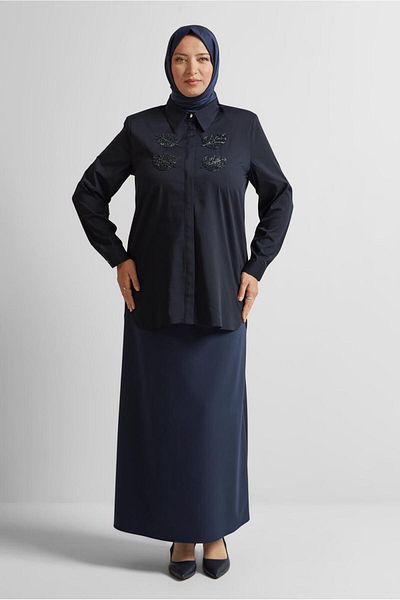 Alvina Shirt Collar Tunic 20758