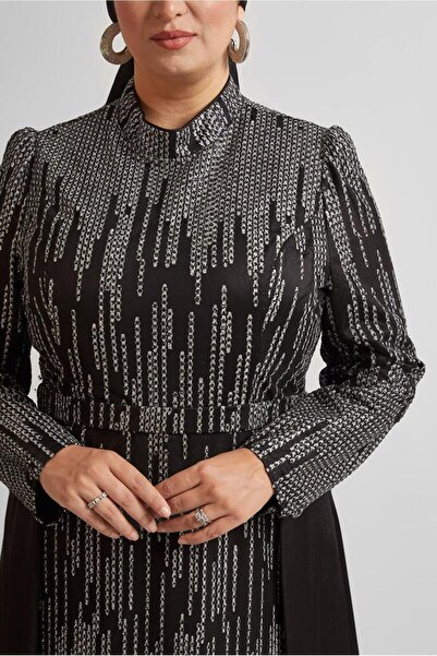 Alvina SİMLİ BÜYÜK BEDEN ABİYE ELBİSE 50448