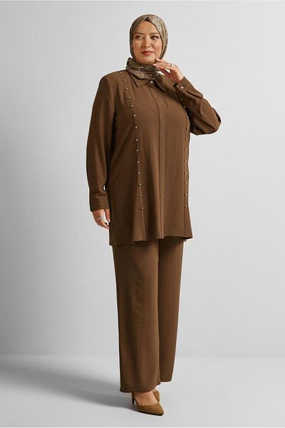 Alvina Costum cu pantaloni cu mărgele 20731