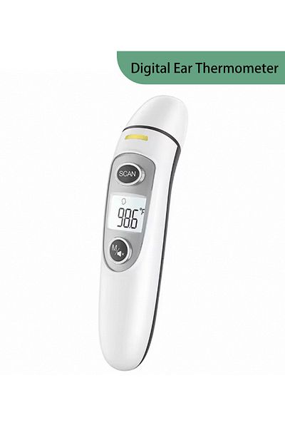 Choice Kingclinic Digital Ear Thermometer Ear and Forehead Mode Ideal for Family Kids and Adults 1 Secon...