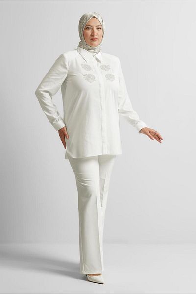 Alvina Shirt Collar Tunic 20758