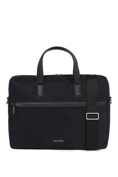 Calvin Klein Black Men's Laptop Bag Ck Must Laptop Bag Mono
