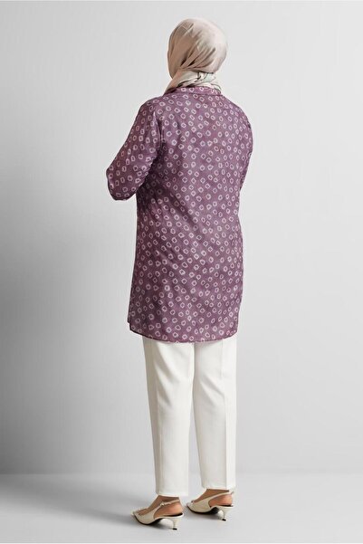Alvina Patterned Large Size Tunic 20740