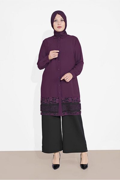 Alvina Size Lace Tunic 2888