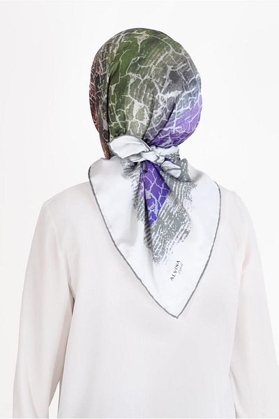Alvina Φουλάρι ALVİNA DIGITAL TWILL 8105