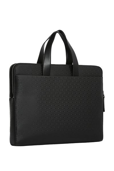 Calvin Klein حقيبة كمبيوتر محمول للرجال باللون الأسود CK SLEEK 2G LAPTOP BAG MONO