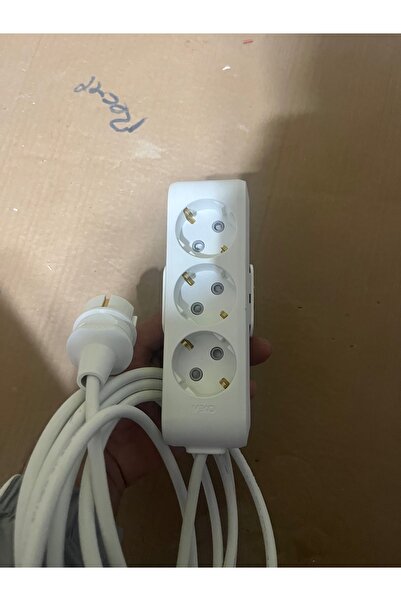 VİKO 3'lü 7 Metre Uzatma Kablosu Multi-let 7 Mt. Topraklı Çocuk Korumalı