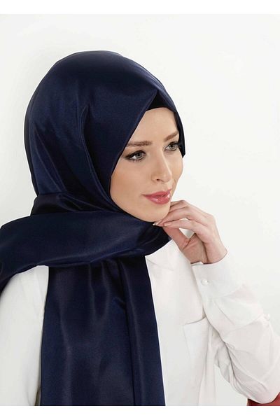 TRENDTESETTÜR ALBASTRU ÎNCHIS (ALBASTRU-NEGRU) T 9534-1 Garzen Shawl