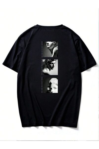 my feminen أراك مطبوعة تي شيرت رجالي كبير الحجم كاجوال Boyfirend