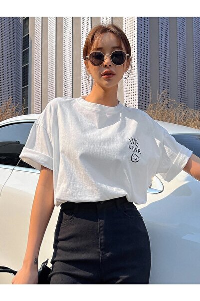 NOFLEN We Love Printed Oversize T-shirt