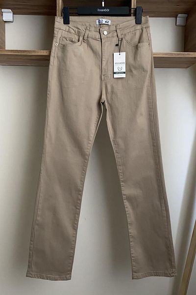İstangül Butik Large Size Full Lycra Pipe Leg Jean