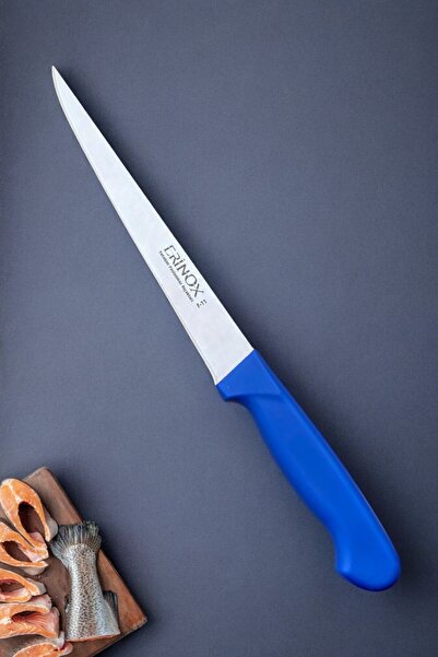 ERİNOX Fileto Bıçağı 35 Cm Plastik Sap Kişileştirilebilir Yatağan Bıçakları
