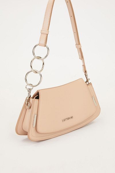 Levidor Baguette Bag with Mink Cover and Leather Strap