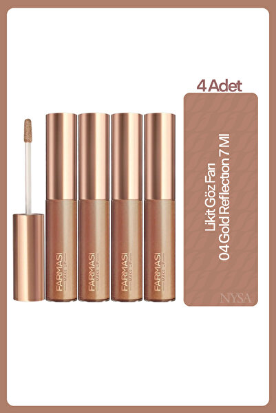 Farmasi Likit Göz Farı 04 Gold Reflection 7 ml - 4 Adet