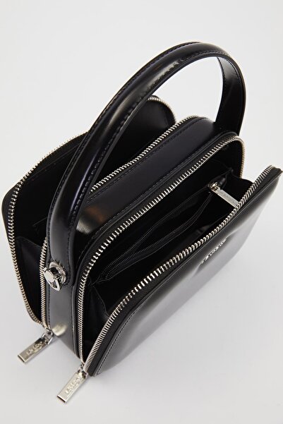 Levidor Siyah Kare Bombe Görünümlü Omuz Çantas