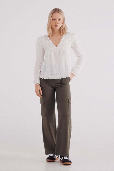 Springfield Embroidered Lace Blouse