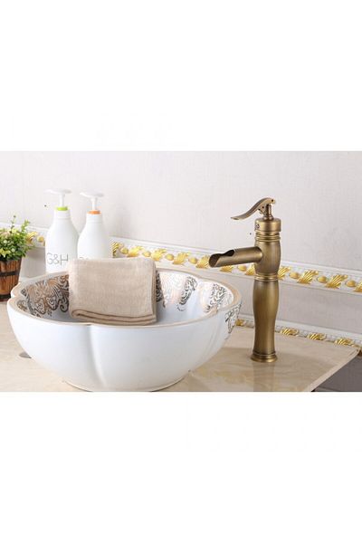 Smack Baterie Lavoar Inalta Bronz Antichizat 1765