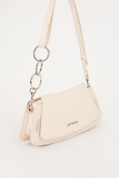 Levidor Baguette Bag with Cream Cover and Leather Strap