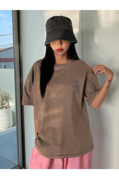NOFLEN We Love Printed Oversize T-shirt