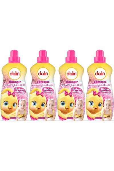 Dalin Çamaşır Yumuşatıcı 1500ML Bahar Ninnisi (4 Lü Set) (Bebeklere Özel)