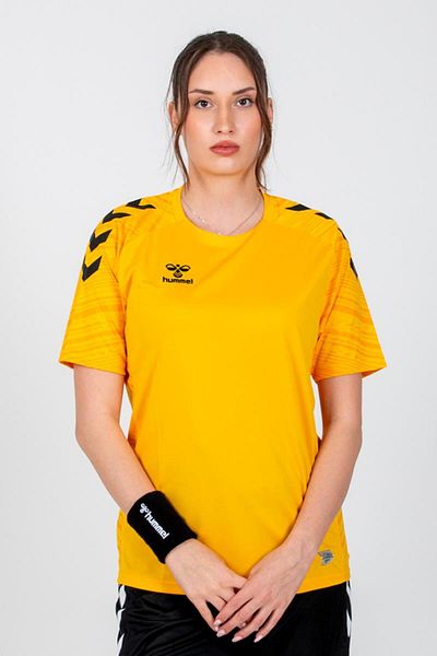 hummel Μπλουζάκι γυμναστικής γραμμής κίτρινο
