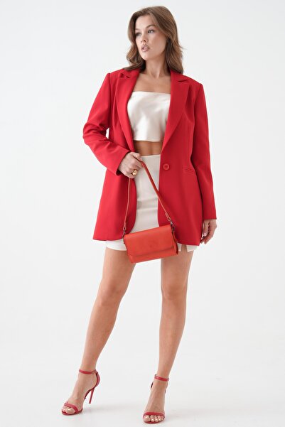 Saade Red Blazer Jacket