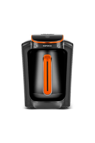Karaca Hatır Neo Turkish Coffee Machine 5 Cup Capacity Tangerine
