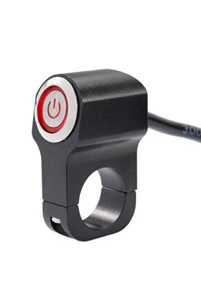 DEKOHOP Motosiklet Led Far Aç Kapa Metal Anahtar Tekli Buton Swich 2 modlu