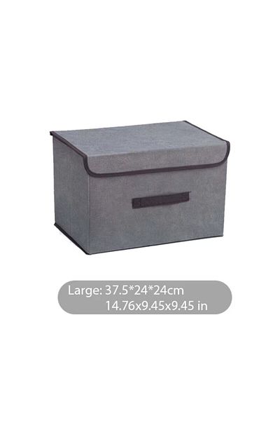 Choice Large Size G601B Fold Non Woven Fabric Storage Box Gray Home Supplies Clothing Underwear Sock And Ki