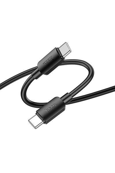 REDz Accessories Cablu Hoco de la USB Tip-C la USB Tip-C, PD 3A, 60W, X96, 1m, Negru