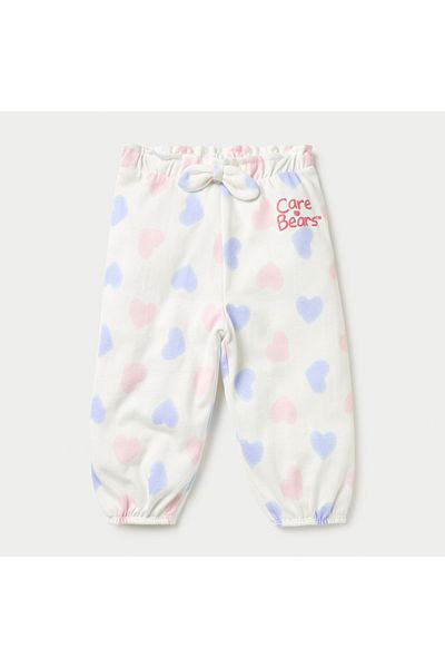 Cloud_Co Cloud Co Care Bear Print Joggers with Bow Detail - Set of 2