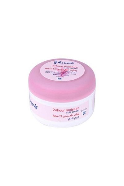 Johnson's كريم جونسون المرطب - ترطيب ناعم يدوم 24 ساعة - 200 مل