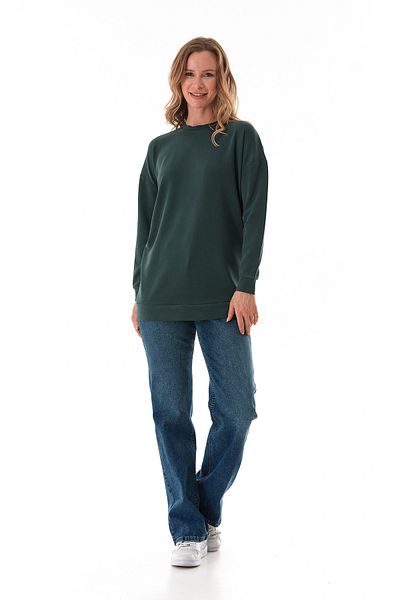 Fulla Moda Basic Crew Neck Modal Tunic