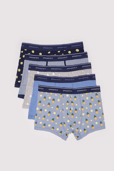 Springfield 5-pack printed boxers