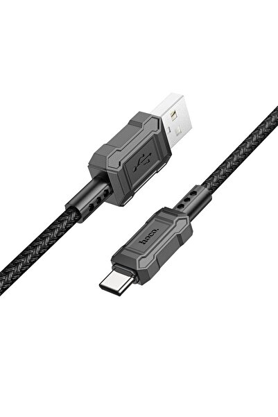 REDz Accessories Кабел Hoco от USB към USB Type-C, 3A, X94, 1 м, Черен