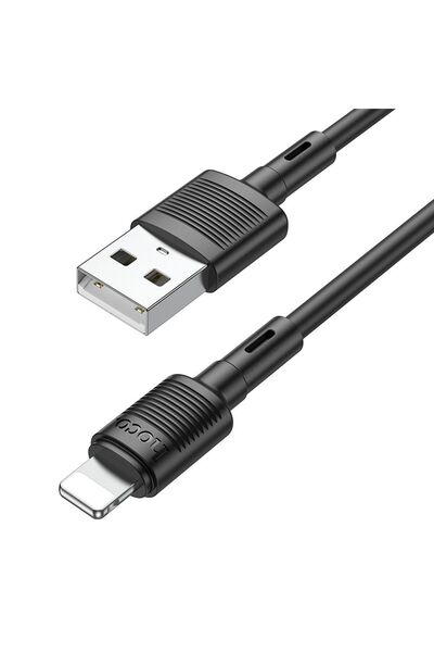 REDz Accessories Cablu USB A la Lightning Hoco 2.4A X83 1m, Negru