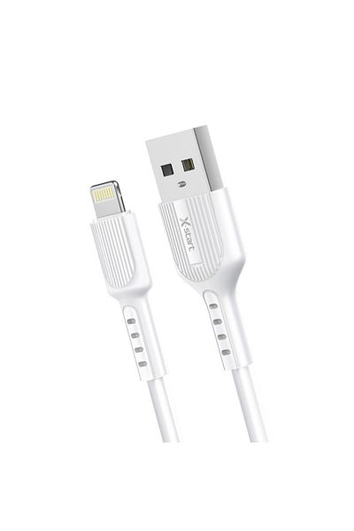 REDz Accessories USB-Lightning Cable, 1m, X-Start, iPhone Compatible, Data Transfer and Power 20W, White