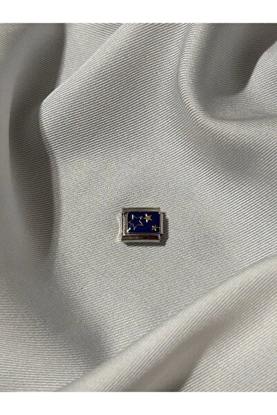 OCTW سحر إيطالي من الفولاذ المقاوم للصدأ مع نجوم زرقاء