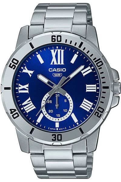 Casio Mtp-vd200d-2budf Men's Wristwatch
