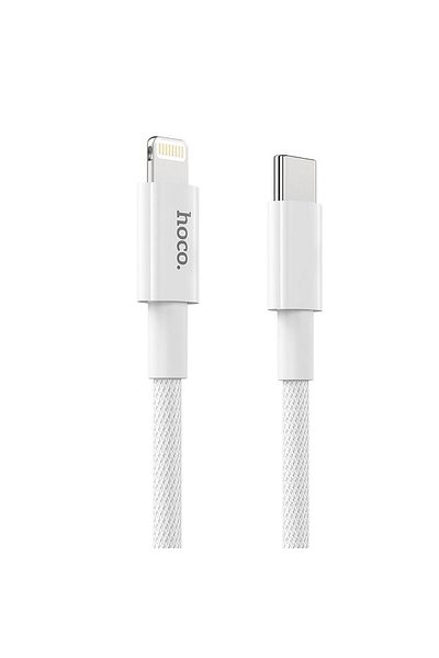 REDz Accessories Hoco Cable From Usb Type-c To Lightning Pd 3a 20w X56 1m, White