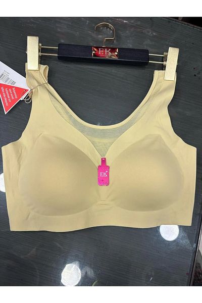 F.K Γυναικείο σουτιέν Bralet με αφαιρούμενο μαξιλαράκι χωρίς ραφή κοπής με λέιζερ