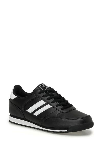 Kinetix Tramor Pu 4Pr Men's Black Sneakers