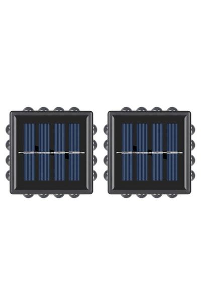NEXTLY Set 2 X Lampa Decorativa De Exterior Cu Incarcare Solara , Pentru Perete/gard, Senzor