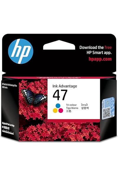 HP 47 Tri-Color Original Cartridge - 6ZD61AE