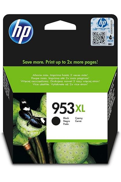HP 953XL High Yield Original Ink Cartridge, Black-L0S70AE