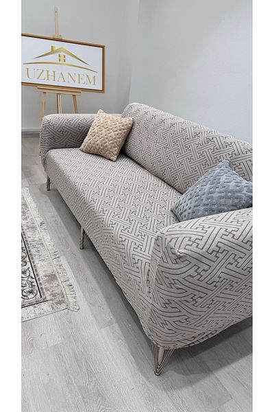 uzhanem Seat Cover . Seat Cover Elastic, Non-Slip Three-Seater Sofa Sofa Cover (1Pcs)