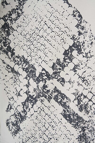 Machinist Ανδρικό μπλουζάκι με στάμπα κροκόδειλου Oversize Space Grey