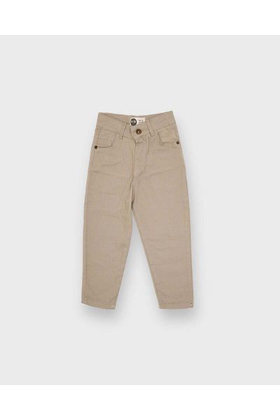 rg kidsstore Children's Gabardine Fabric Carrot Cut Trousers